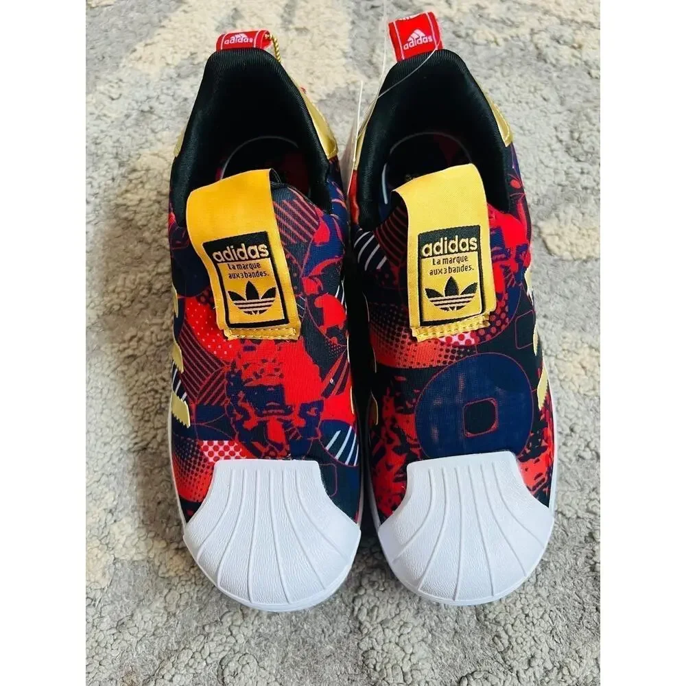 NWT❤️Adidas Kids Shoes Superstar 360C sz1